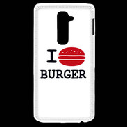 Coque LG G2 I love Burger