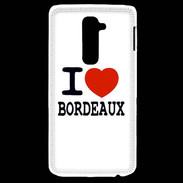 Coque LG G2 I love Bordeaux
