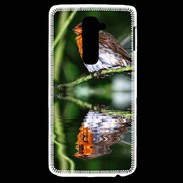 Coque LG G2 DP oiseau mirroir