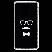 Coque LG G2 moustache & noeud 1