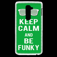 Coque LG G2 Keep Calm Funky Vert