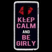 Coque LG G2 Keep Calm Girly Noir