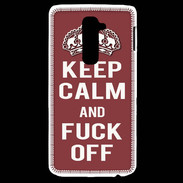 Coque LG G2 Keep Calm Fuck Off Brique