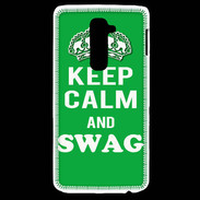 Coque LG G2 Keep Calm Swag Vert
