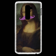 Coque LG G2 Moustache Mona Lisa