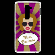 Coque LG G2 Miss business Rousse