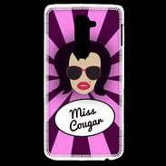 Coque LG G2 Miss Cougar Brune