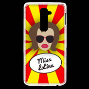Coque LG G2 Miss Latina Chatain
