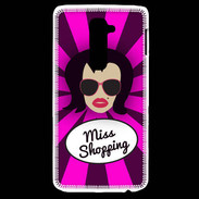 Coque LG G2 Miss Shopping Brune