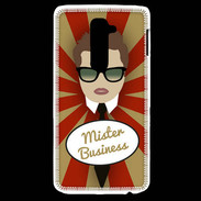 Coque LG G2 Mister Business Chatain