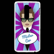 Coque LG G2 Mister Car Chatain