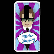 Coque LG G2 Mister Shopping Chatain