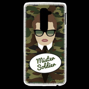 Coque LG G2 Mister Soldier Chatain