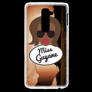 Coque LG G2 Miss Guyane Black