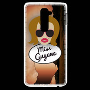 Coque LG G2 Miss Guyane Rousse