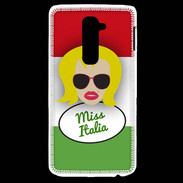 Coque LG G2 Miss Italie Blonde