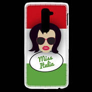 Coque LG G2 Miss Italie Brune