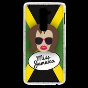 Coque LG G2 Miss Jamaica Chatain