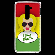 Coque LG G2 Miss Rasta Blonde