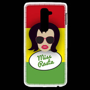 Coque LG G2 Miss Rasta Brune