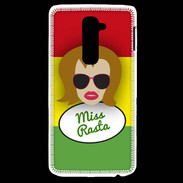 Coque LG G2 Miss Rasta Rousse