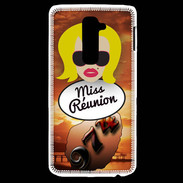 Coque LG G2 Miss Réunion Blonde
