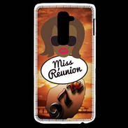 Coque LG G2 Miss Réunion Black