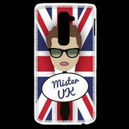 Coque LG G2 Mister UK Chatain
