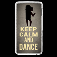Coque LG G2 Keep Calm and Dance Gris