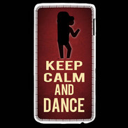 Coque LG G2 Keep Calm and Dance Rouge