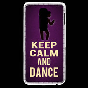 Coque LG G2 Keep Calm and Dance Violet