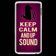 Coque LG G2 Keep Calm and Up Sound Rose