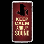 Coque LG G2 Keep Calm and Up Sound Rouge