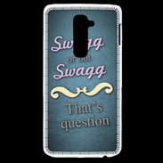 Coque LG G2 Swag or Not bleu ZG