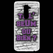 Coque LG G2 Ta l'seum ou bien Violet