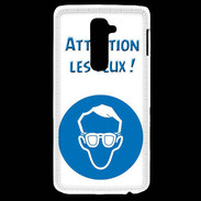 Coque LG G2 Attention les yeux PR