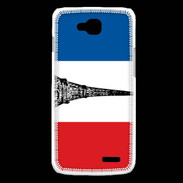 Coque LG L90 Drapeau français et Tour Eiffel