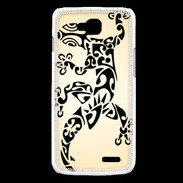 Coque LG L90 Salamandre tribal