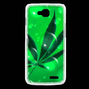 Coque LG L90 Cannabis Effet bulle verte