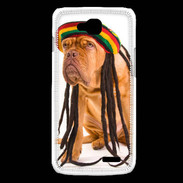 Coque LG L90 Chien Rasta