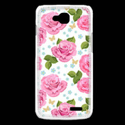 Coque LG L90 Vintage Rose 3