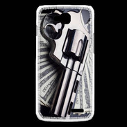 Coque LG L90 Arme et Dollars