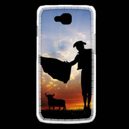 Coque LG L90 Silhouette d'un toréador