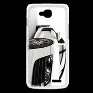 Coque LG L90 Belle voiture sportive blanche