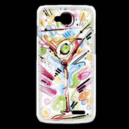 Coque LG L90 cocktail en dessin