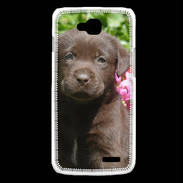 Coque LG L90 Chien labrador chocolat 3
