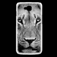 Coque LG L90 Lion en noir et blanc