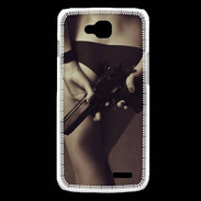 Coque LG L90 Attention maîtresse dangereuse