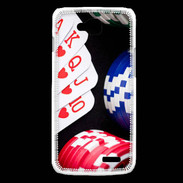 Coque LG L90 Quinte poker