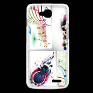 Coque LG L90 Abstract musique